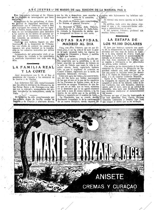 ABC MADRID 01-03-1923 página 8