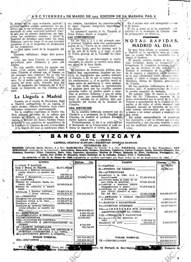 ABC MADRID 02-03-1923 página 8