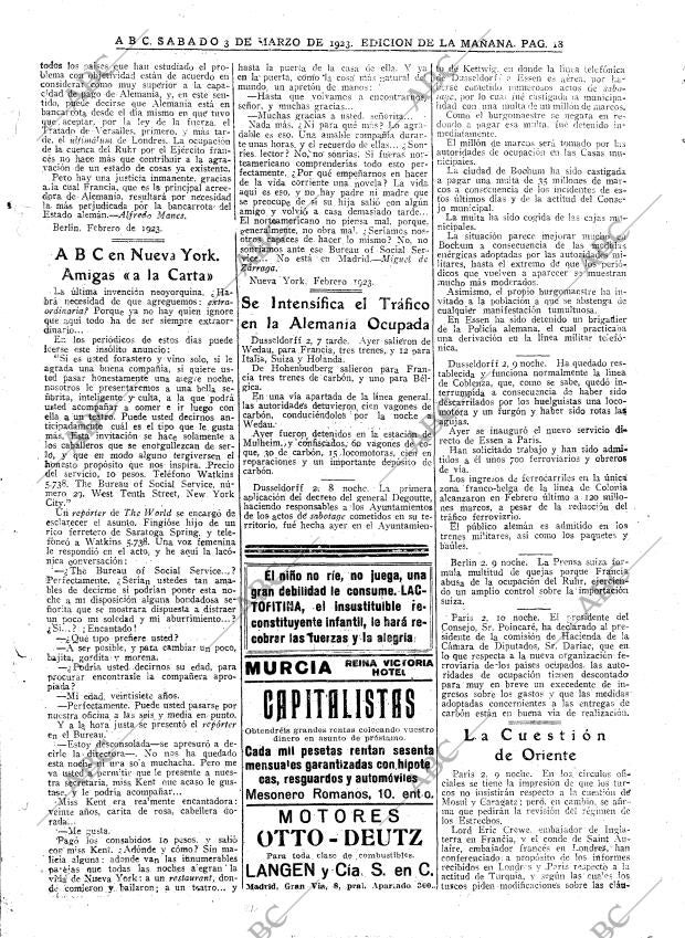 ABC MADRID 03-03-1923 página 18