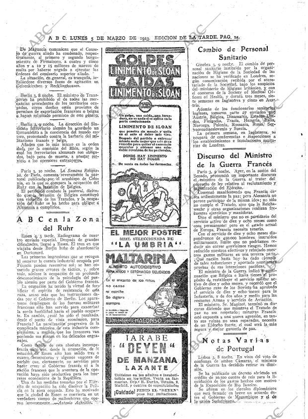 ABC MADRID 05-03-1923 página 14