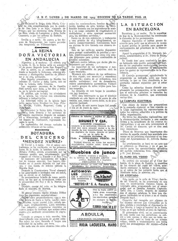 ABC MADRID 05-03-1923 página 18