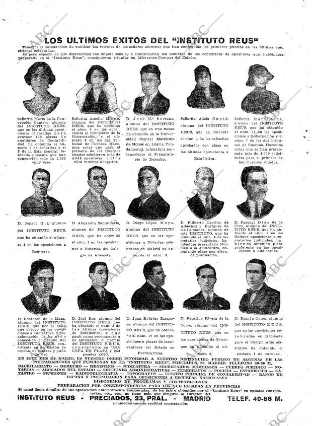 ABC MADRID 05-03-1923 página 2