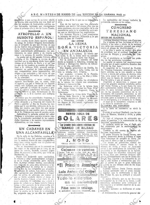 ABC MADRID 06-03-1923 página 21