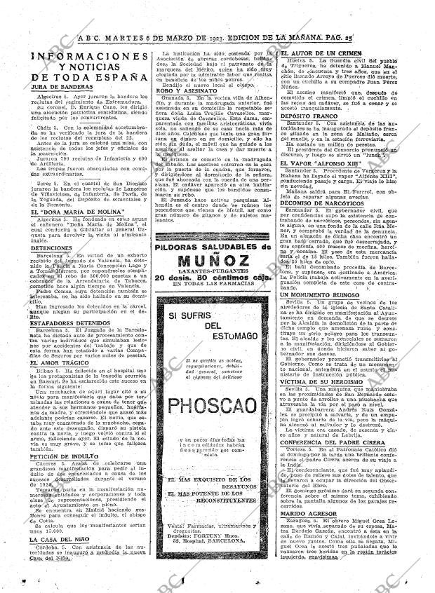 ABC MADRID 06-03-1923 página 25