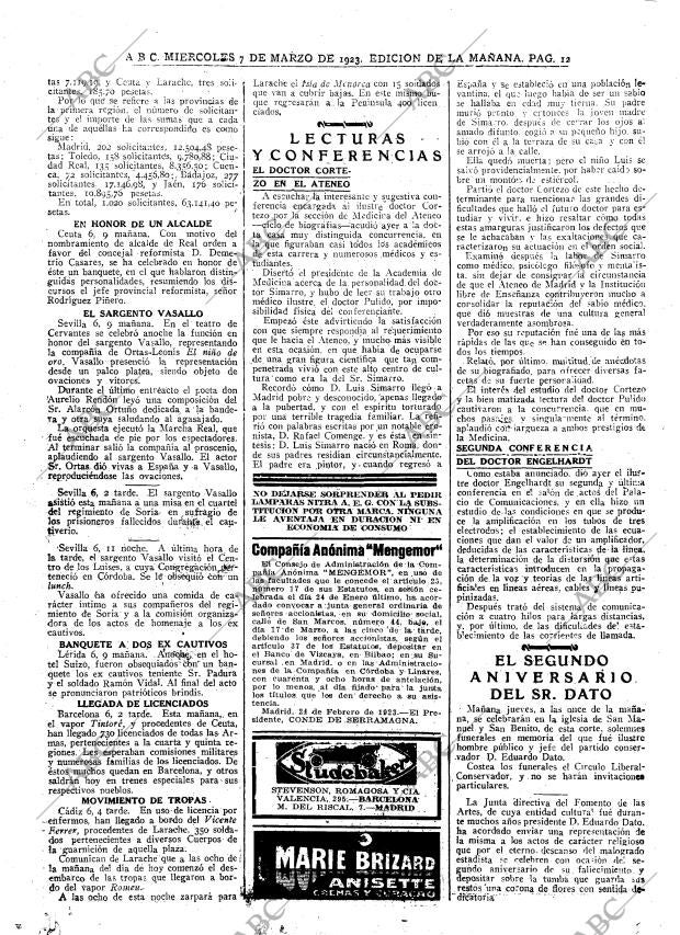 ABC MADRID 07-03-1923 página 12