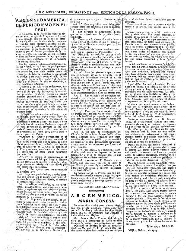 ABC MADRID 07-03-1923 página 6