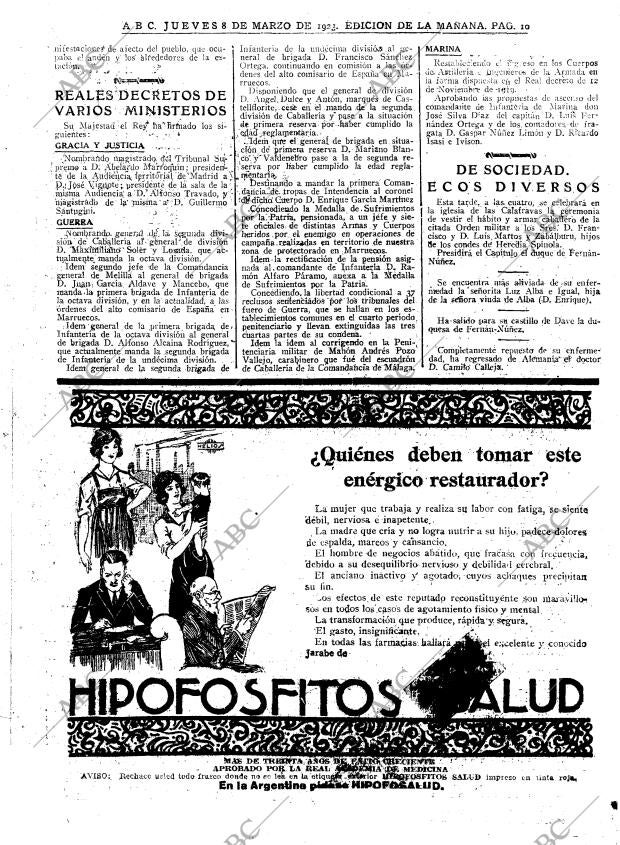 ABC MADRID 08-03-1923 página 10