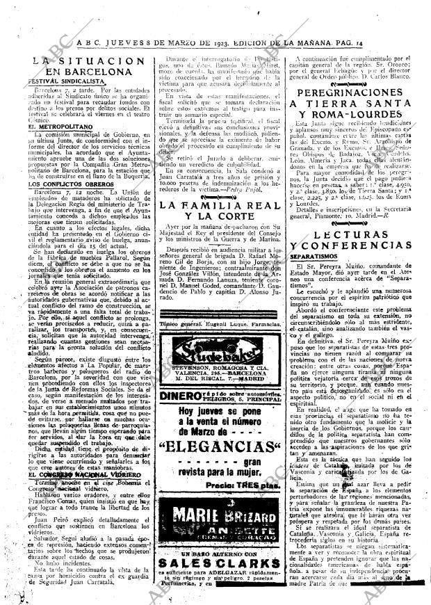 ABC MADRID 08-03-1923 página 14