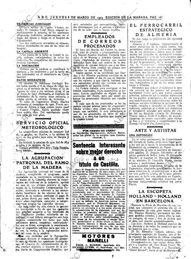 ABC MADRID 08-03-1923 página 16