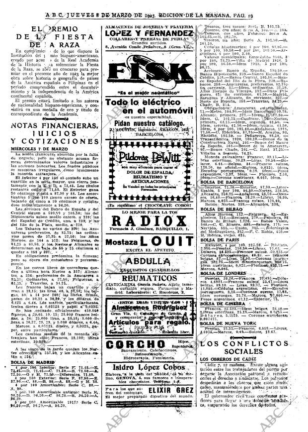ABC MADRID 08-03-1923 página 19