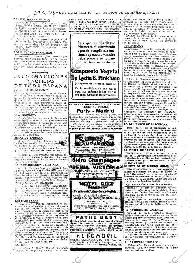 ABC MADRID 08-03-1923 página 20