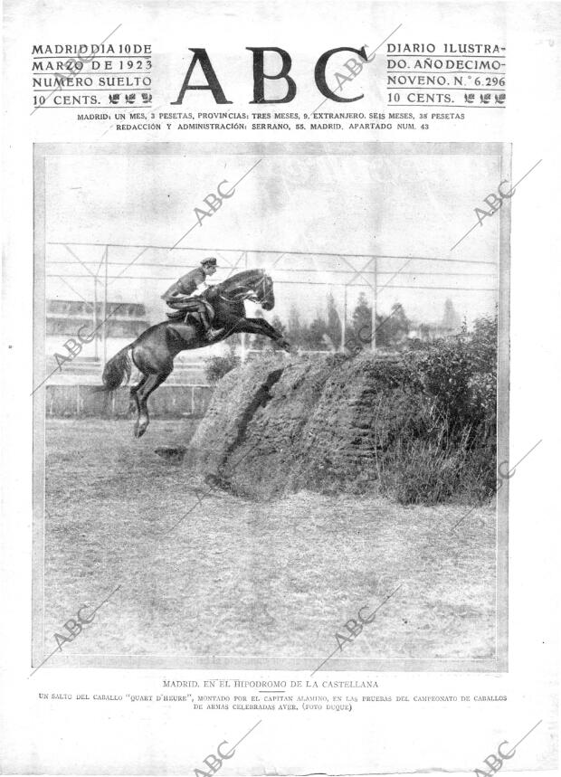 ABC MADRID 10-03-1923 página 1