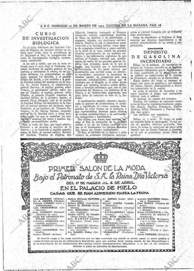 ABC MADRID 11-03-1923 página 18