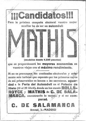 ABC MADRID 11-03-1923 página 26