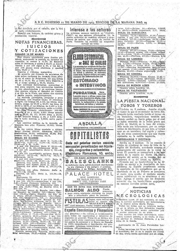 ABC MADRID 11-03-1923 página 29