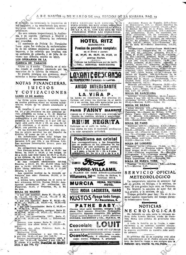 ABC MADRID 13-03-1923 página 24