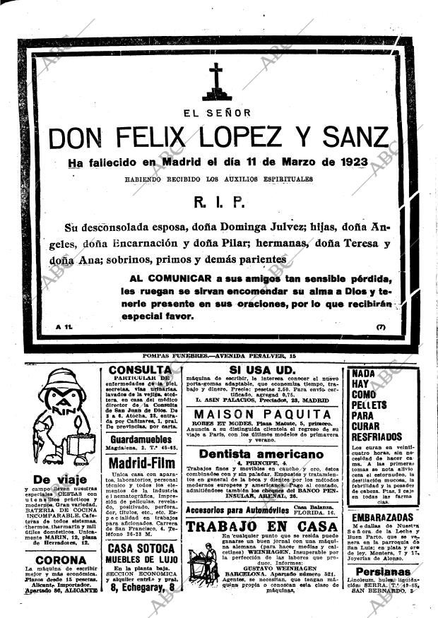 ABC MADRID 13-03-1923 página 33