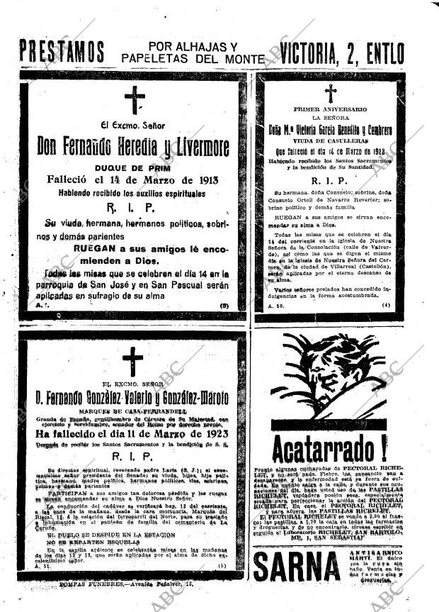 ABC MADRID 13-03-1923 página 34