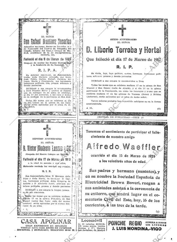 ABC MADRID 16-03-1923 página 27