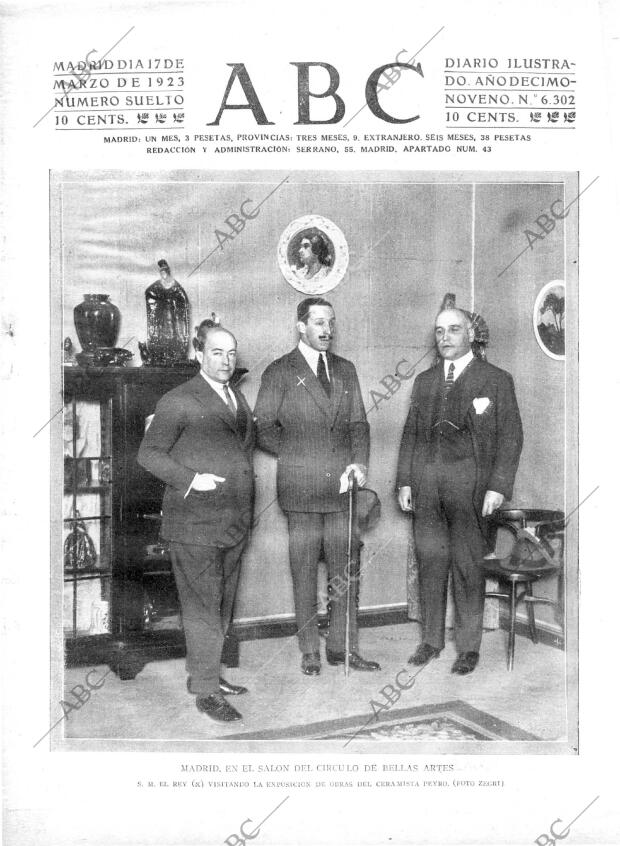 ABC MADRID 17-03-1923 página 1