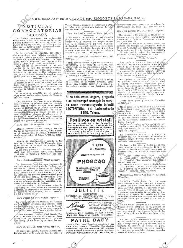 ABC MADRID 17-03-1923 página 21