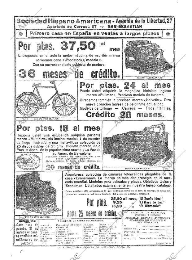 ABC MADRID 17-03-1923 página 27