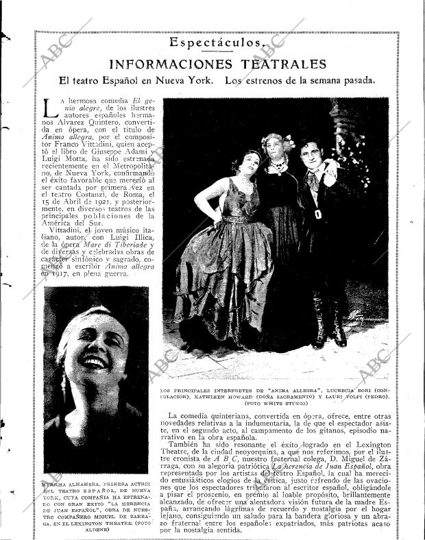 BLANCO Y NEGRO MADRID 18-03-1923 página 29