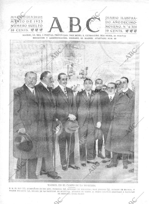 ABC MADRID 20-03-1923 página 1