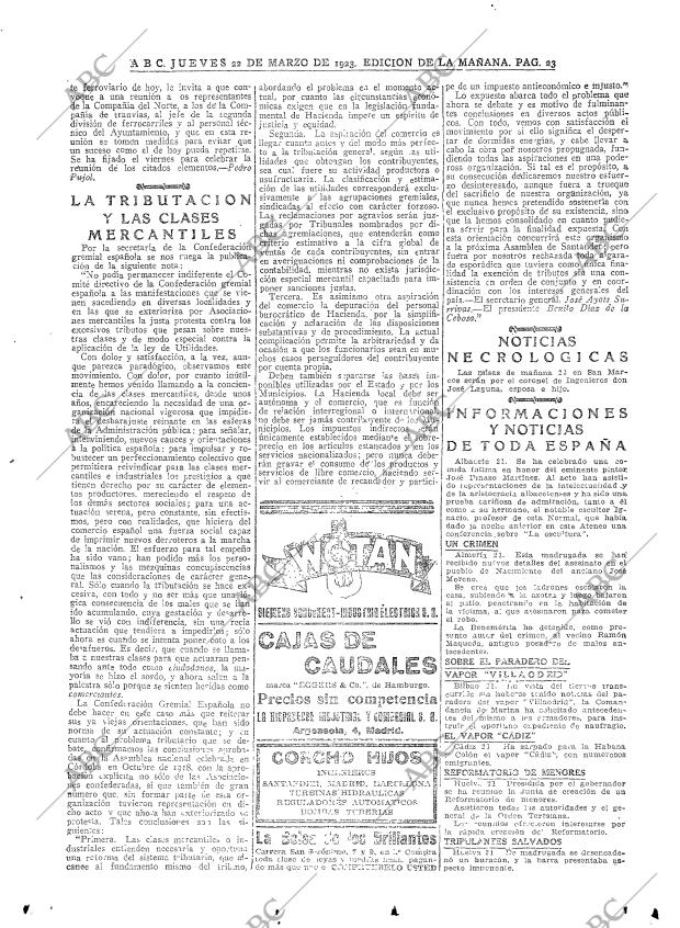 ABC MADRID 22-03-1923 página 23