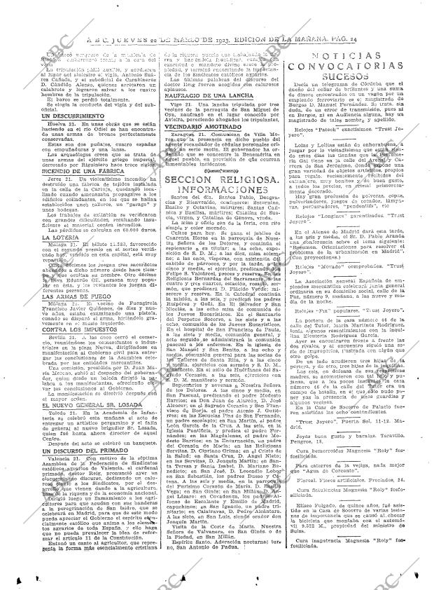 ABC MADRID 22-03-1923 página 24