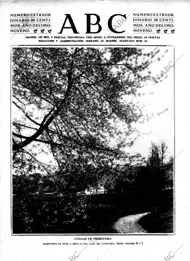 ABC MADRID 01-04-1923 página 1