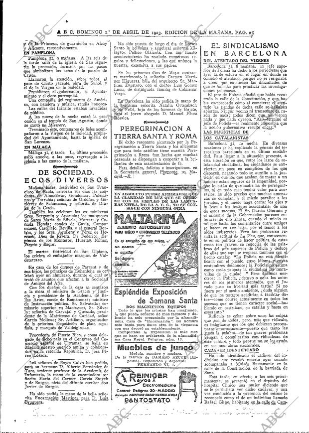 ABC MADRID 01-04-1923 página 25