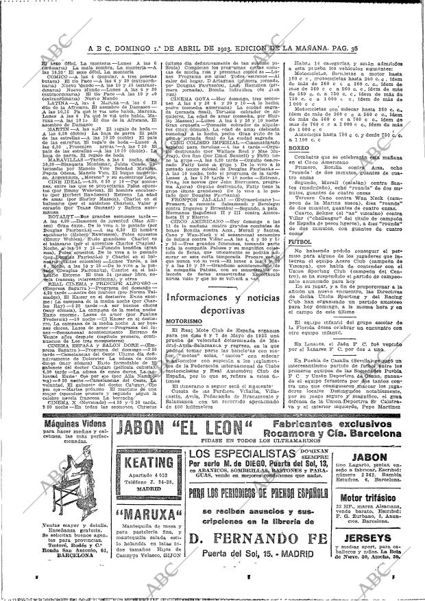 ABC MADRID 01-04-1923 página 36