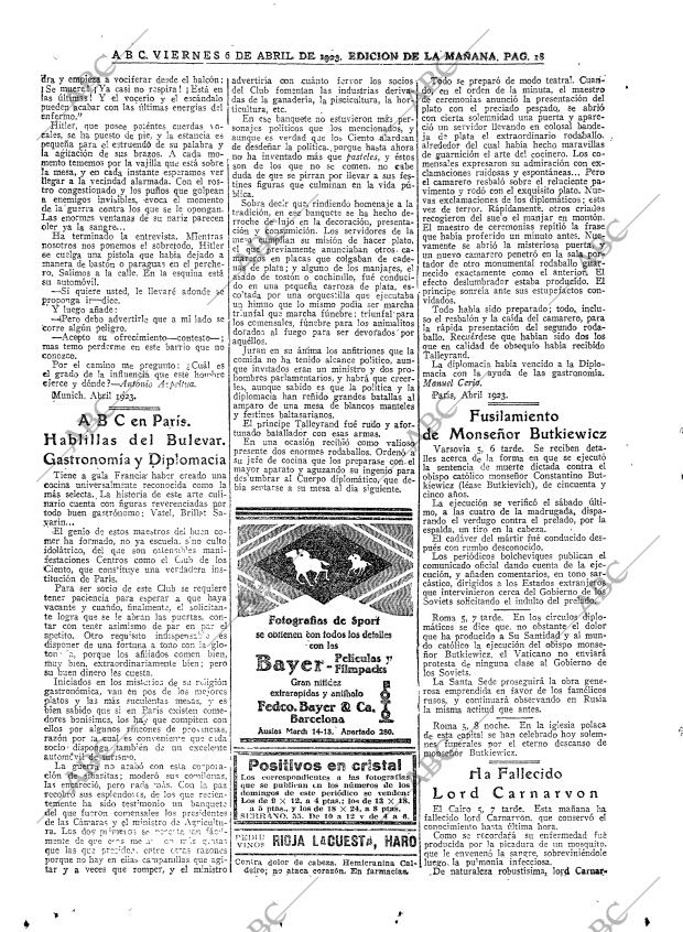 ABC MADRID 06-04-1923 página 18