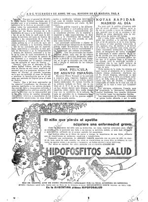 ABC MADRID 06-04-1923 página 8