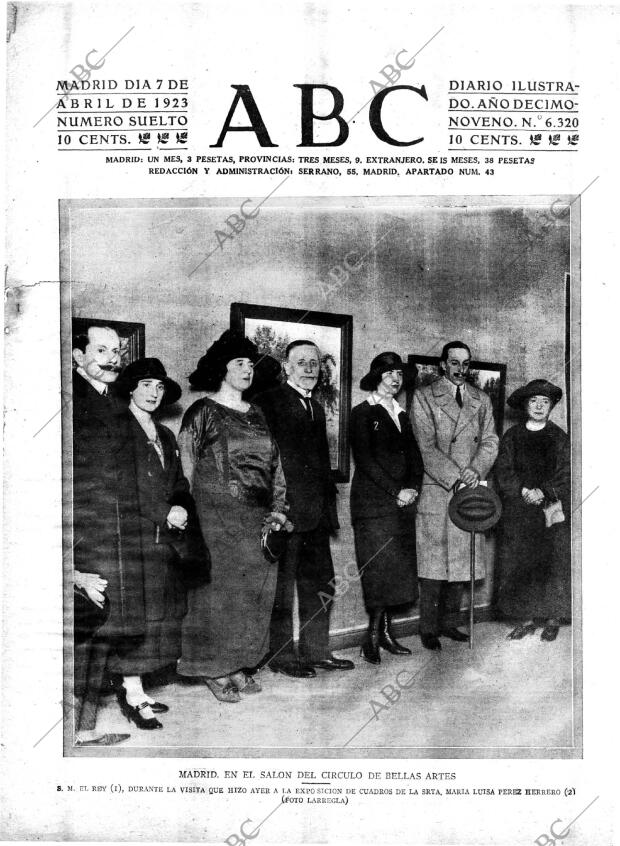 ABC MADRID 07-04-1923 página 1