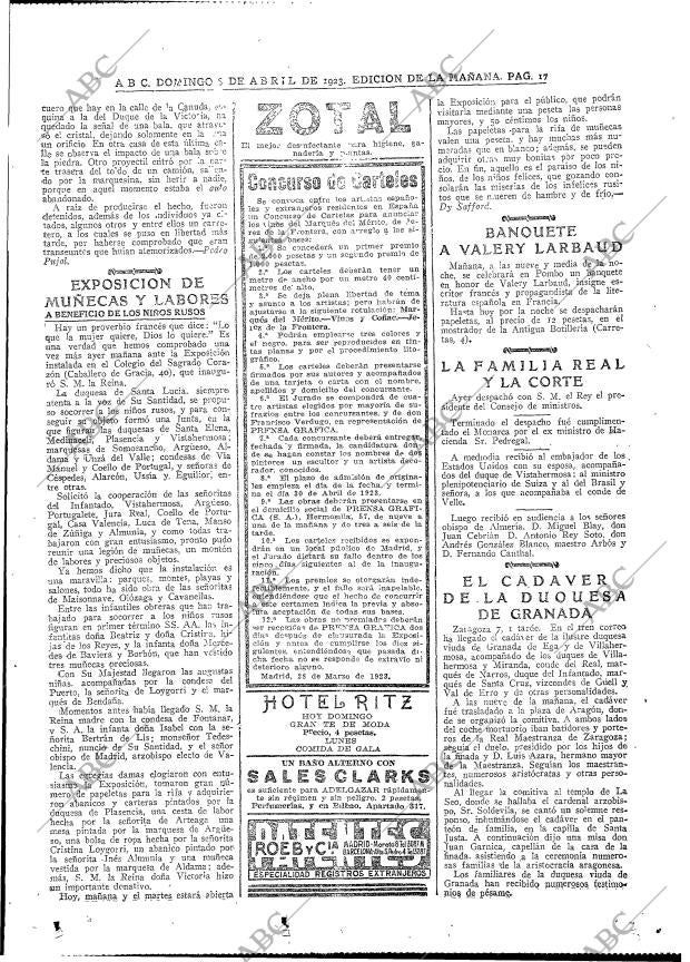 ABC MADRID 08-04-1923 página 17