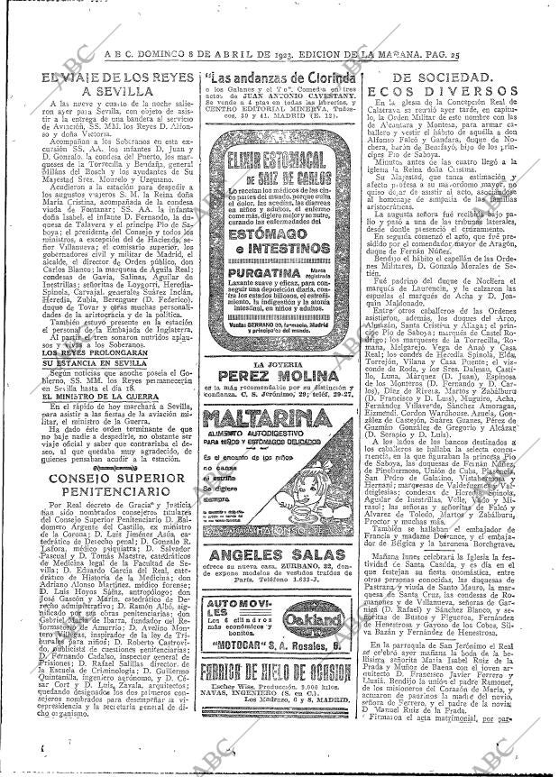 ABC MADRID 08-04-1923 página 25