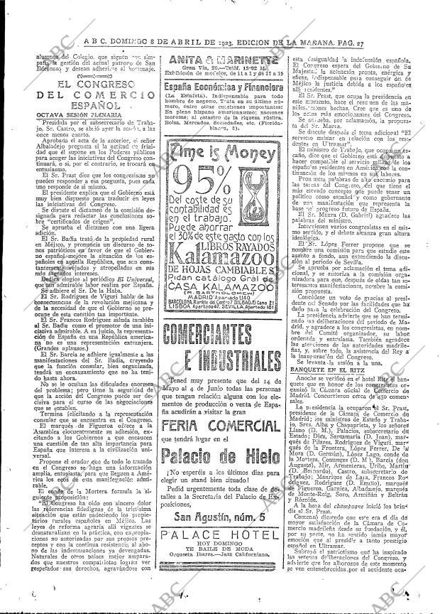 ABC MADRID 08-04-1923 página 27