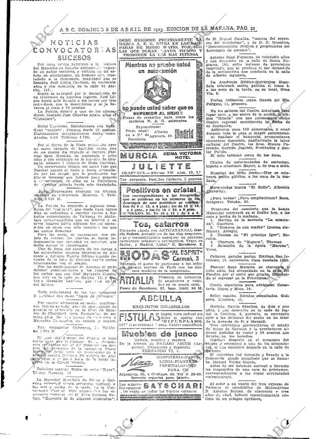 ABC MADRID 08-04-1923 página 31