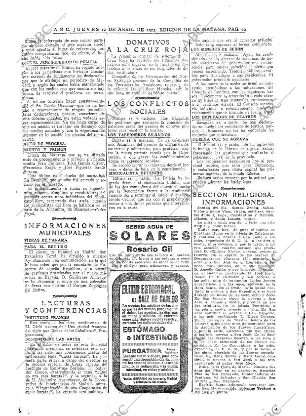 ABC MADRID 12-04-1923 página 22