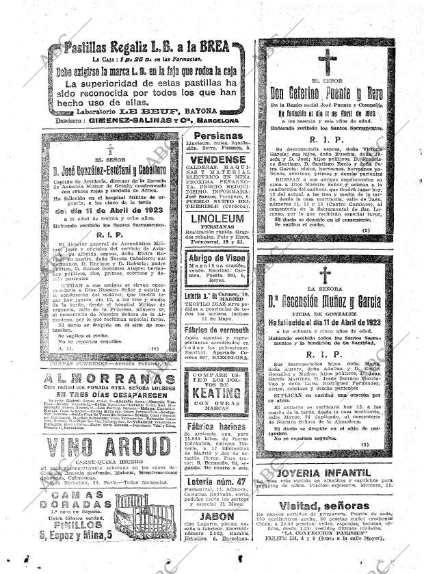 ABC MADRID 12-04-1923 página 38