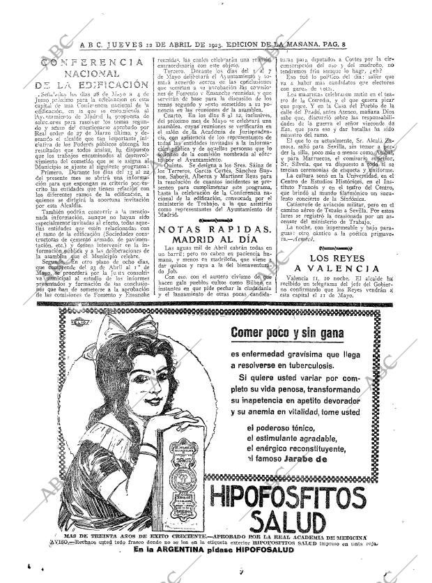 ABC MADRID 12-04-1923 página 8