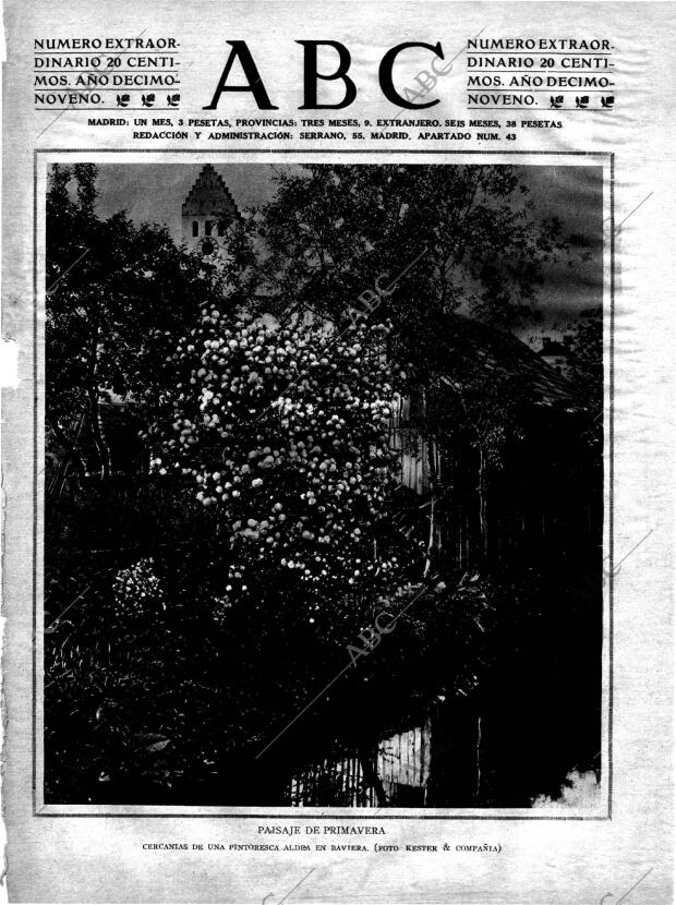 ABC MADRID 15-04-1923 página 1