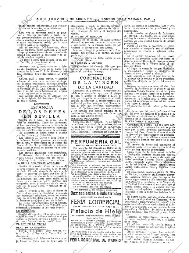 ABC MADRID 19-04-1923 página 12