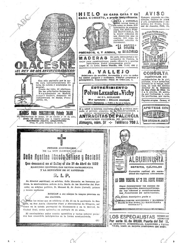 ABC MADRID 19-04-1923 página 27