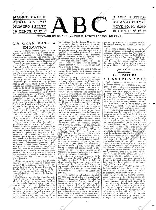 ABC MADRID 19-04-1923 página 3