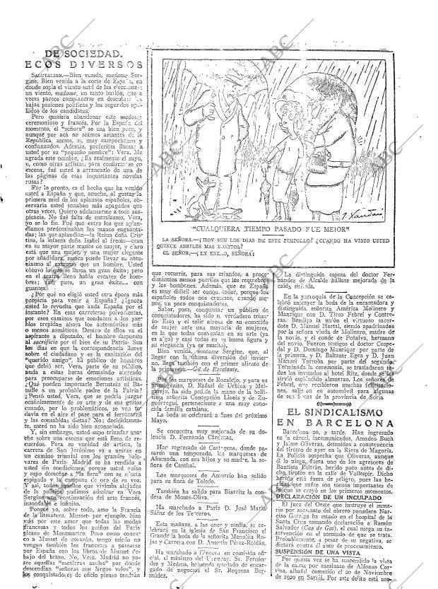 ABC MADRID 21-04-1923 página 11