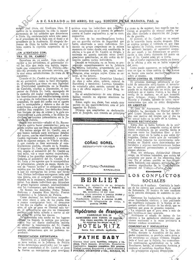 ABC MADRID 21-04-1923 página 12