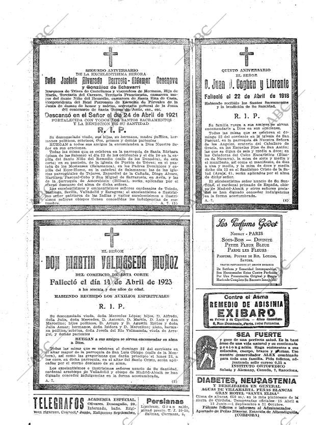 ABC MADRID 21-04-1923 página 28